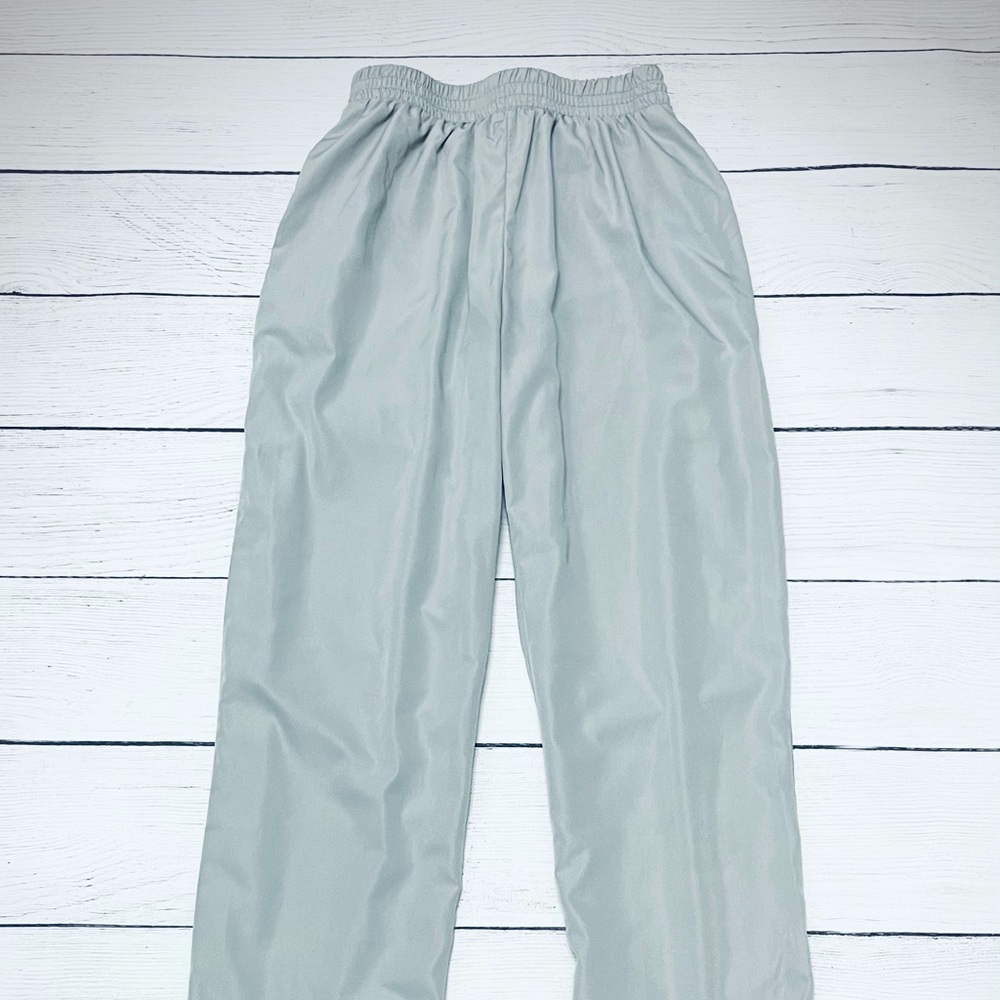 Fashion Nova Light Gray High Waist Sports Pants S